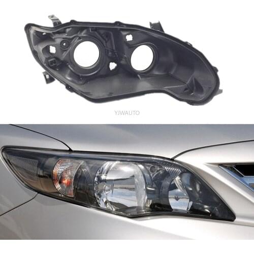 Headlight Base For Toyota Corolla 2010~2013 Headlamp House Car Rear Base Front Auto Headlight Back House