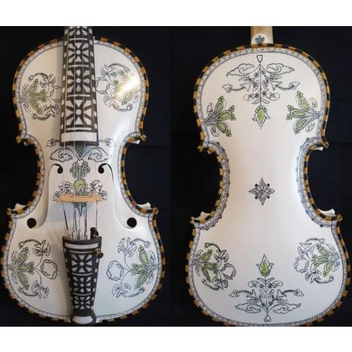 Deluxe fancy Norwegian fiddle 4/4 violin (4*5)of profession concert #11739