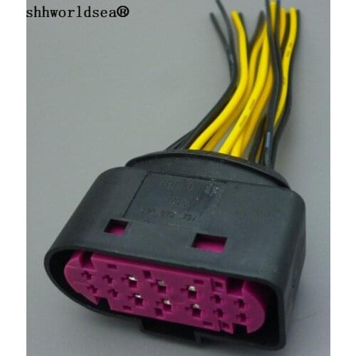 Shhworldsea 100pcs 14 Pin/Way 1.5mm 3.5mm Car Xenon Headlight Lamp Plug Connector Socket Housing