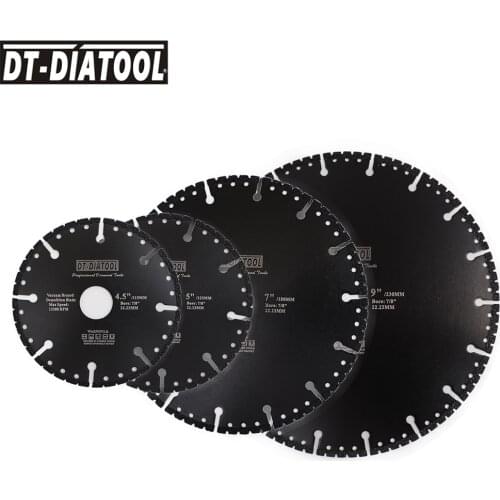1pc Vacuum Brazed Diamond multi Purpose Disc Demolition Blade Dia 4.5" 5" 7" 9" Rescue Diamond blade Cast Iron Rebar Aluminum