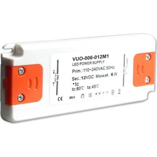 Slim Lights Transformer Regulator 6W 12W 15W 20W 30W 40W 50W 60W Ultra Thin 12V 24V Power Supply for Strip Lighting