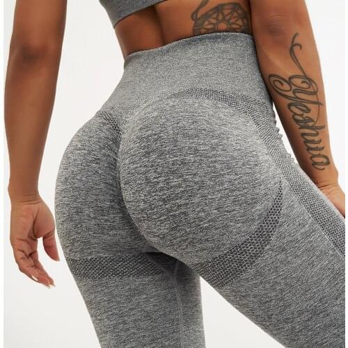 Seamless Leggings Sport Women Thicken Fitness Push Up Yoga Pants High Waist Squat Proof Gym Workout Running Sportswear Gym Tight