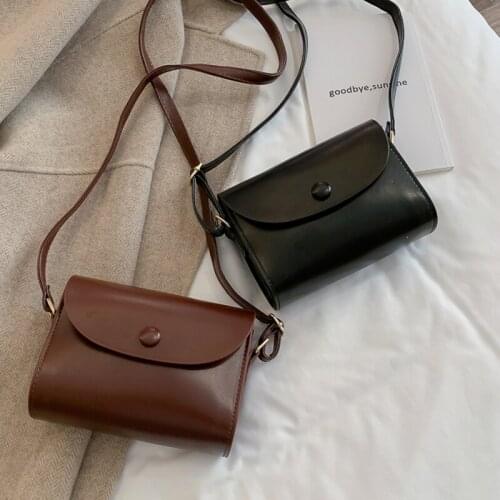 2020 Fashion Classic Box Flap Shoulder Bag PU Leather Crossbody Bag Women Casual Messenger Handbags Ladies Travel Phone Purses