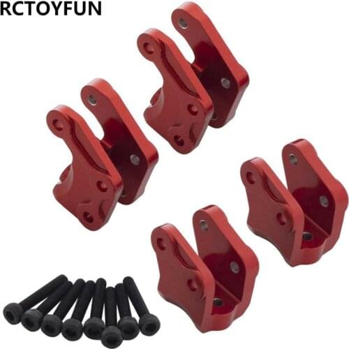 4PCS For Axial RC Car 1/10 RBX10 Ryft Front Rear Tie Rods Mount Remote Control Car High Quality Upgrade Parts