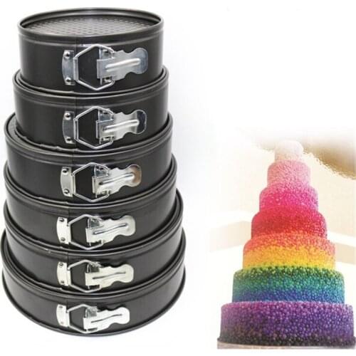 Carbon Steel Non-stick Cake Baking Pan Loose Base Round Shape Baking Mold Bakeware Cheesecake Cake Baking Moulds Kitchen Tools