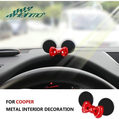 Auto Decorative Accessories Metal Interior Cute Sticker Navigation Ornaments For Mini Cooper R55 R56 R60 R61 F54 F55 F56 F57 F60