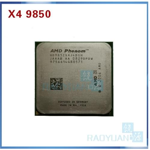 AMD Phenom X4 9850 Quad-Core DeskTop 2.5GHz CPU HD985ZXAJ4BGH Socket AM2+/940pin