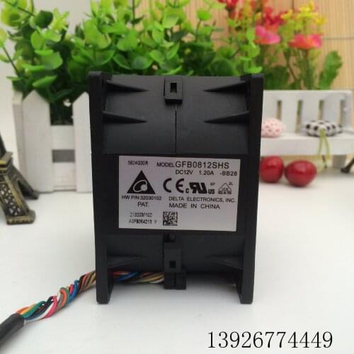 For Delta 8056 12V 1.20a 8cm Double Ball Gfb0812shs Double Motor Booster Fan