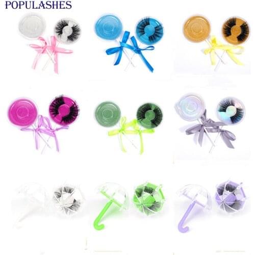 Candy Lash Box Packaging With Tray Wholesale Fake Eye Lashes Extension Cases Bulk Packages Suppliers