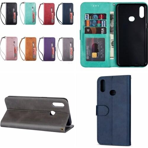 Leather Wallet Case For Samsung A70 A50 A40 A20E M40 A20S A10S A90 5G A10 A30 M20 M30 Zipper Holder Pocket ID 3 Card 40PCS