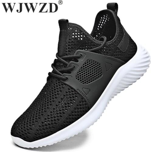 Summer Sneakers Men Breathable Mesh Men Casual Shoes Lightweight Walking Sneakers Outdoor Comfortable Lace-up Mens Gym Trainers
