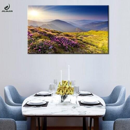 JHLJIAJUN Kitchen Canvas Painting Natural Flower Sea Nordic HD Wall Art Print And Poster For Bedroom Dining Living Home Decor