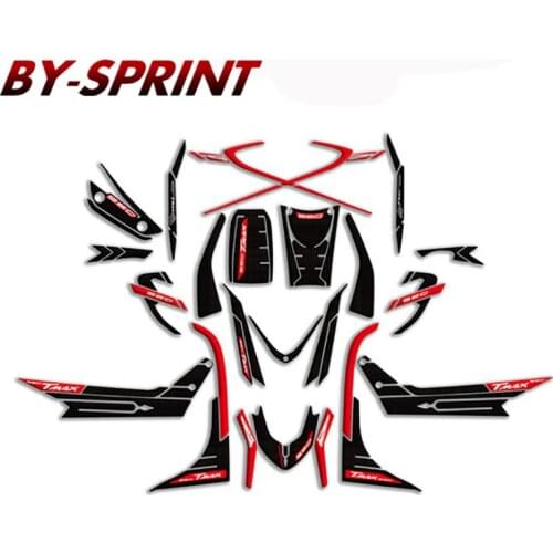 NEW Motorcycle 3D Gel Fairing Stickers Whole Car Sticker Kit Fuel Tank Pad Decal Sticker For YAMAHA T-MAX 560 TMAX560 tmax560 20