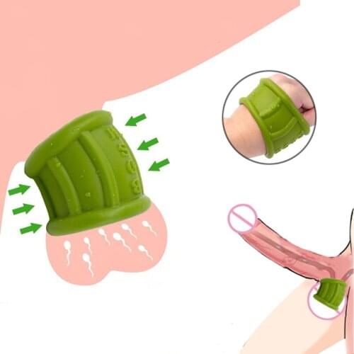 Soft Stretchable Ball Stretcher Scrotum Bondage Penis Ring Male Ejaculation Delay Cock Rings Sex Toys For Men No Vibator Sexshop