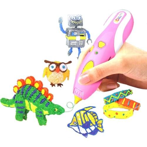 New Arrival 3D Printing Pen Wireless Low Temperature Anti-Scald 3D Penting Pen PCL Filament 0757A