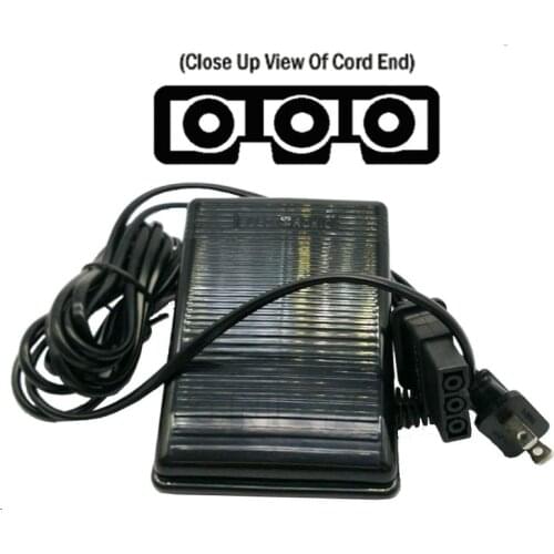 FOOT CONTROL PEDAL W/ Cord # J00360051 Alt # XE5369001 XC7359-022 XC7359022 BROTHER LX2500 FOOT CONTROL PEDAL WITH CORD