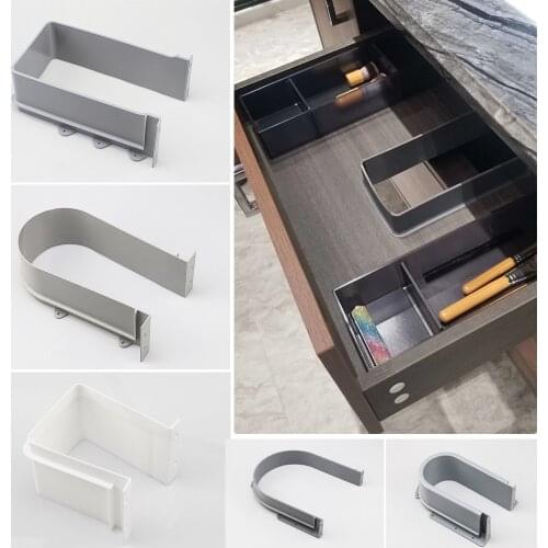 Plastic U Shape Drawer Drain Space For Bathroom Kitchen Furniture Plastic Cabinet Sink Drain Pipe Recessed U for Basin Drainage