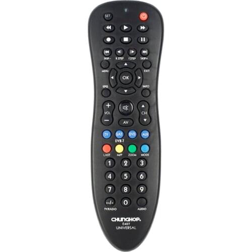 Universal Remote Control for Chunghop TV Sat Dvd Dvr Palyer Operating 4 Devices E407 Controller