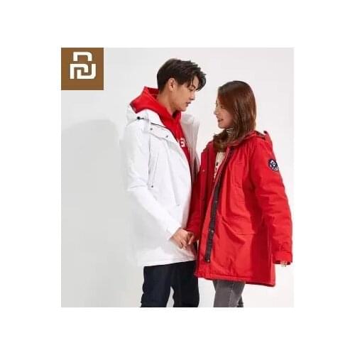 Youpin men women Thick warm cotton clothing Windproof Comfortable breathable winter Outwear Windbreaker outdoor Hooded Coats