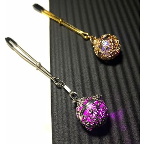 Nipple Clamps Light Ball Women Erotik Flirting BDSM Nipple Clamp Erotic Flirting Nipples Sucker Couples Gay Bondage Restraints