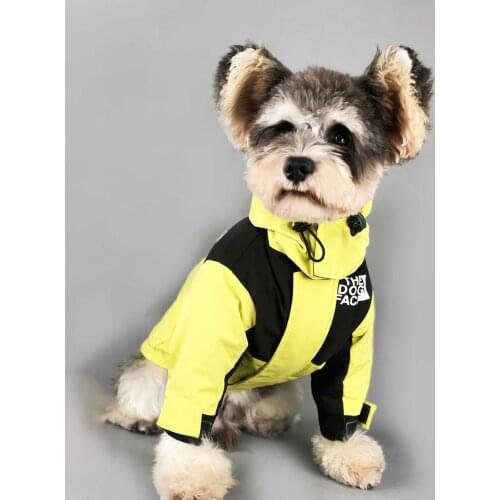 Dog Winter Jacket Clothes Pet Ropa Perro Costume Para French Bulldog Pug Coat Clothing Designer Removable Down Vest Warm Hoodie