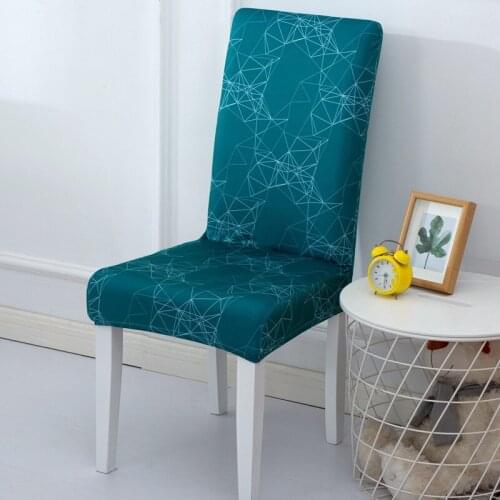 1/2/4pcs Printed Elastic Stretch Chair Cover Spandex Dinning Room Kitchen Chair Slipcovers Protector for Wedding Banquet Party