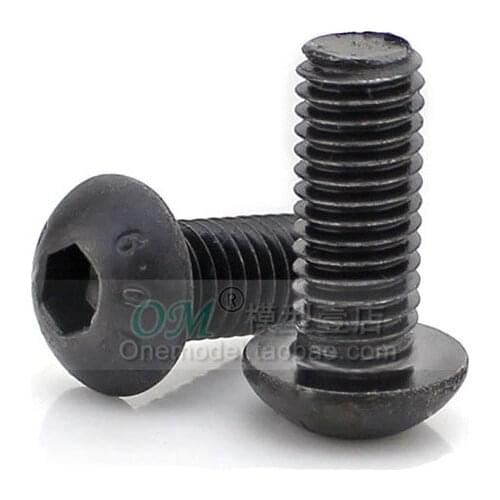 10pcs/bag -Rack Mounting Screws / Motor Mounting Screws / High Quality Hex Cap Screws Round Head M3