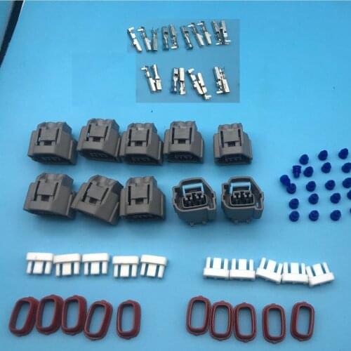 5/10/20/50/100 pcs Free shipiing 10 pcs/lots 2 Way/Pin Ignition Coil Plug Socket Female Connector for Hyundai 7283-7020-10