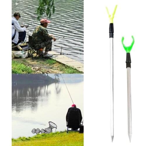 Aluminium Fishing Rod Bracket Adjustable Fishing Rod 80cm Accessories / Stand 50cm Fishing E0C2