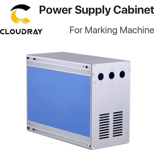 Cloudray 10.6um Co2 Power Supply Cabinet Fly Marking Interface 34*15*26cm Metal Cover for DIY Co2 Marking Machine