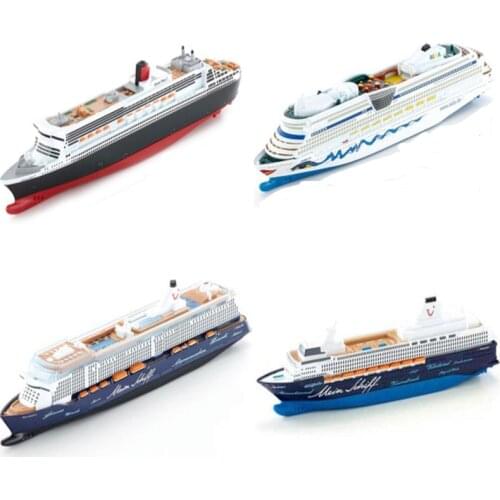 1/1400 Cruise ship SIKU 1720 Aida 1723 Queen Mary II 1724 Mein Schiff SIKU 1726 4 Cruise ship model toy collection