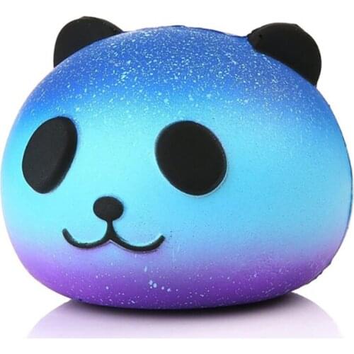 Panda Head Slow Rising Simulation Unicorn Cat Squishy Toy Anti Stress Reliever Soft Squeeze Toy Funny Christmas Gift