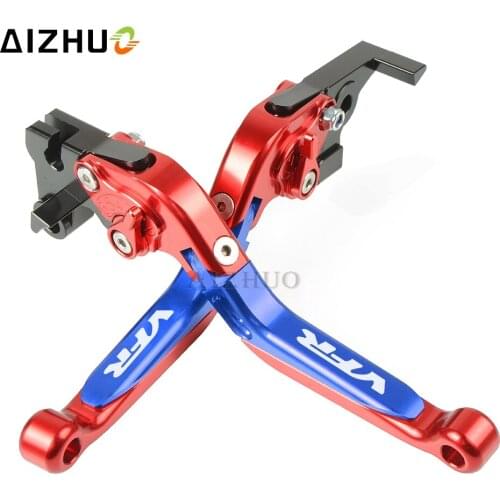 Motorcycle CNC Aluminum Adjustable Folding Brake Clutch Levers For Honda VFR400 NC30 VFR 400 1989-1992 1990 1991