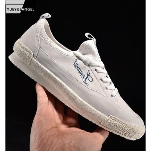 Mens Genuine Leather Sneakers Lace Up Joggers Active Shoes Male Brand Trainers 2021 Summer Design Casual Sneaker Zapatos Hombre