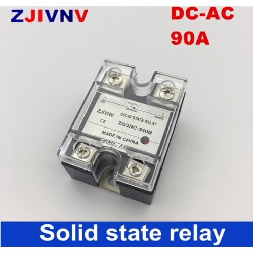Single phase solid state relay SSR 90a DC control AC Zero crossing basic type SSR/ ZG3NC-390B