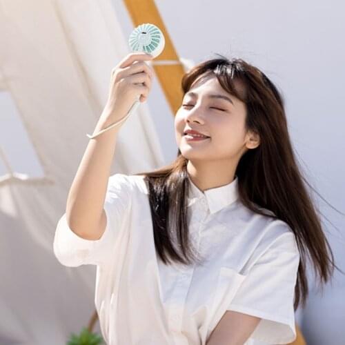 Portable USB Rechargeable Mini Handheld Fan 1500mAh 3 Speed Personal Pocket Fan for Travel Camping Hiking and Office