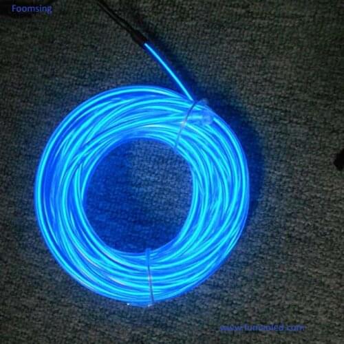 3M Length Blue Color Diameter 2.3mm Wire EL With DC3v Inverter