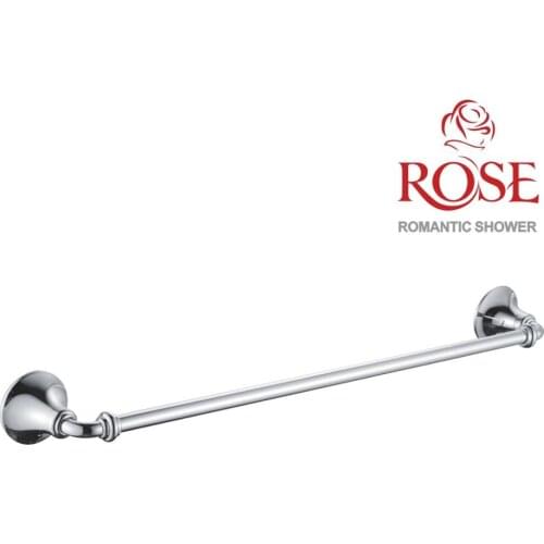 ROSE Towel tube, brass rod towel rack Wall, Chrome for things on the wall, brass towel rail to bathroom,one rack for towels and clothes RG1217