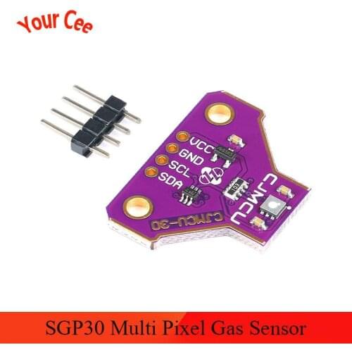 SGP30 Multi Pixel Gas Sensor Indoor Air Measurement Sensor Module CJMCU-30 3V 5V TVOC/eCO2 I2C Interface SGP Air Detector Board