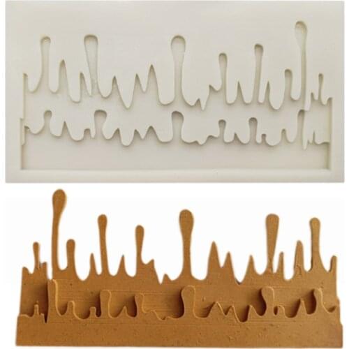 Decoration Around The Cake Silicone Mold Fondant Cakes Decorating Tool Molds Sugarcraft Chocolate Baking Tools For Cake Gumpaste
