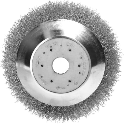 Steel Grass Trimmer Head Fixing Kit Derusting Weeding Wheel Rusting Dust Removal Plate Garden Power Tool for Lawn Mover