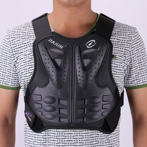 Body Protector armor Motorcycle jackets Motocross back shield sleeveless vest Spine Chest Protective gears Jacket mens