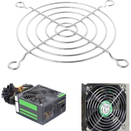 Fan Protection Net Grille 7cm Dia Iron Mesh Safety Grid For Computer Case Fans 37MC
