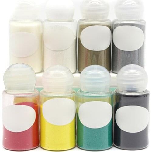 1 Pcs Embossed Powder Pigment 10ml DIY Embossing Stamping Scrapbooking Craft Rainbow rainbow glue Metallic Paint Emboss Powder