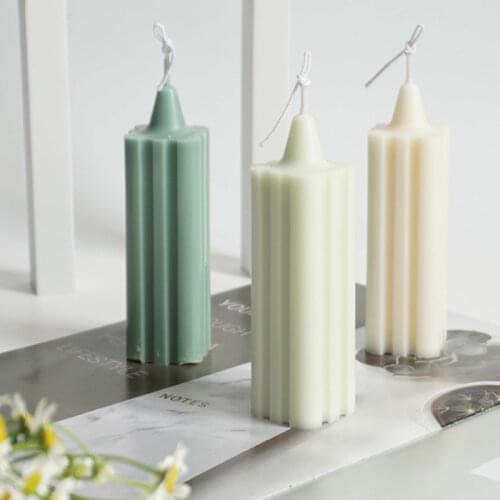 3D Square Church Head Candle Mould Handmade Aromatherapy Candle Mould DIY Plastic Candle Mold Candle Mould