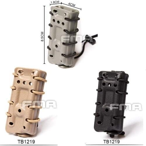 Free Shipping FMA Scorpion Pistol Mag Single Pouch Carrier 45acp For Molle TB1219 BK/DE/FG Tactical Magazine bag