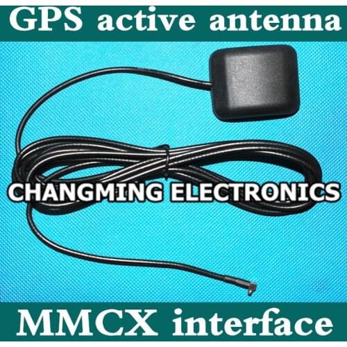 GPS antenna MMCX interface two-stage amplification 28db super signal active antenna with magnets(working100% Free Shipping)5PCS