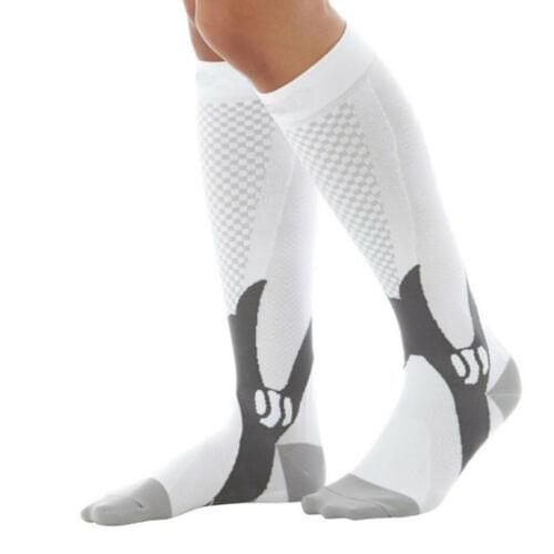 Hirigin Fashion Casual Compression Football Socks Sports Men Women Calf Shin Leg Running Fitness S~XXL