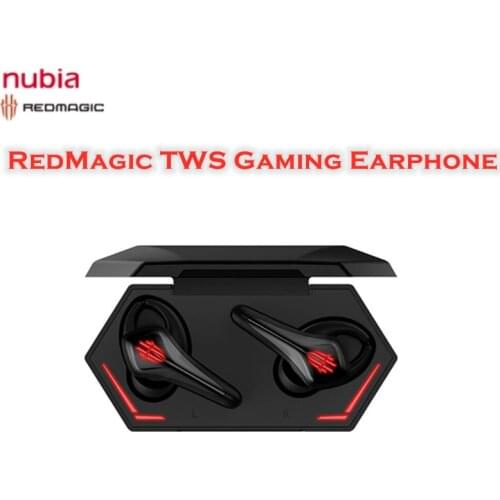100% Original RedMagic TWS Gaming Earphones Nubia RedMagic 5S 5G Wireless Bluetooth Redmagic Cyberpods 4-16 hours battery life
