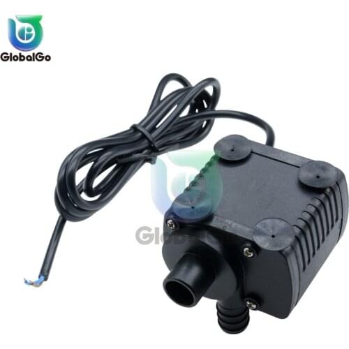 JT-280 IP68 Waterproof Mini Water Pump Ultra-quiet Submersible Aquarium Pump 200-450(L/H) 12V 6W DC Brushless Micro Water Pumps